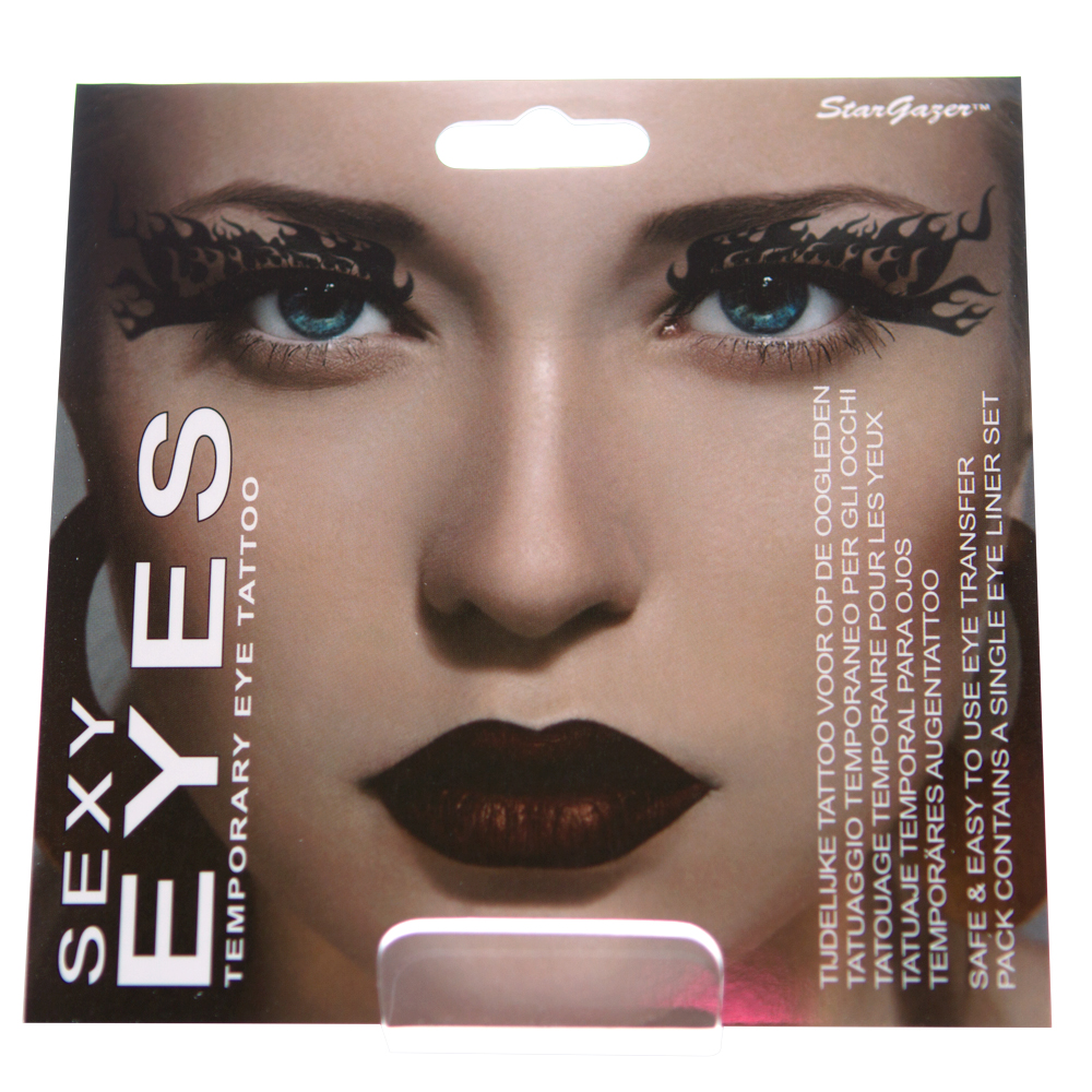 Sexy Eyes Temporary Eye TattooFlame